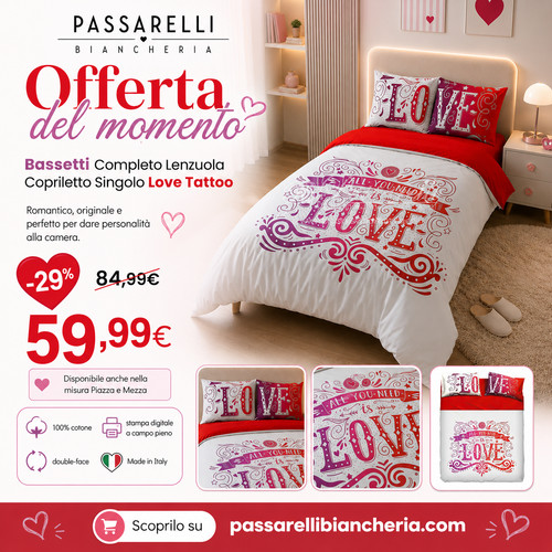 Bassetti completo lenzuola - bassetti,